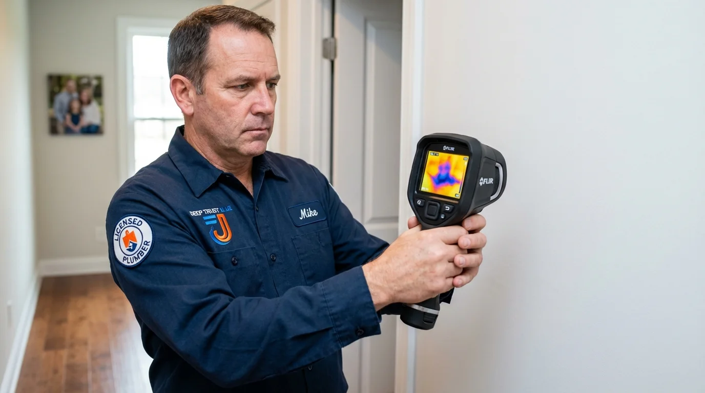 Thermal imaging leak detection by Johns Plumbing LLC in Semmes